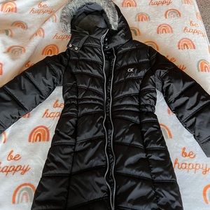 Girls 8/10 Calvin Klein warm winter coat, new without tags